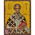 Εικόνα Ξύλινη Άγιος Διονύσιος Ο Αρεοπαγίτης 14,5 χ 20