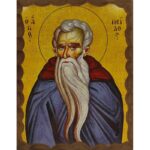 Εικόνα Ξύλινη Άγιος Νείλος 14,5 χ 20