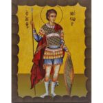 Εικόνα Ξύλινη Άγιος Νέστωρ 14,5 χ 20