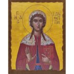Εικόνα Ξύλινη Αγία Ξανθίππη 14,5 χ 20
