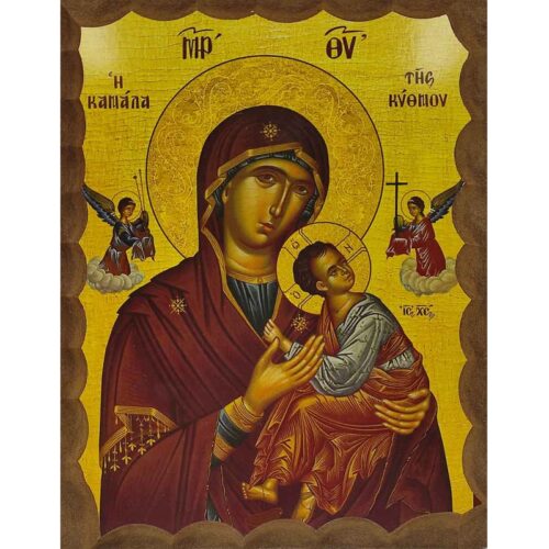 Εικόνα Ξύλινη Παναγία Κανάλα 14,5 χ 20