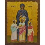 Εικόνα Ξύλινη Αγία Σοφία 14,5 χ 20
