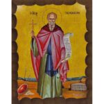 Εικόνα Ξύλινη Άγιος Τηλέμαχος 14,5 χ 20