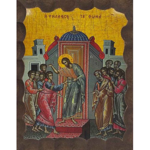 Εικόνα Ξύλινη Ψηλάφηση Του Θωμά 14,5 χ 20