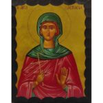 Εικόνα Ξύλινη Αγία Ασπασία 21 χ 27