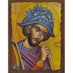 Εικόνα Ξύλινη Άγιος Μερκούριος 21 χ 27