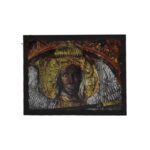 Εικόνα Ξύλινη Αρχάγγελος Μιχαήλ Μανταμάδου Πλάγια 21 χ 27