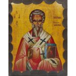 Εικόνα Ξύλινη Άγιος Μύρων Κρήτης 21 χ 27