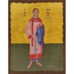 Εικόνα Ξύλινη Άγιος Νικάνωρ Ο Διάκονος 21 χ 27