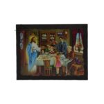 Εικόνα Ξύλινη Ο Χριστός Ευλογών Την Οικογένεια Αναγέννηση Πλάγια 21 χ 27