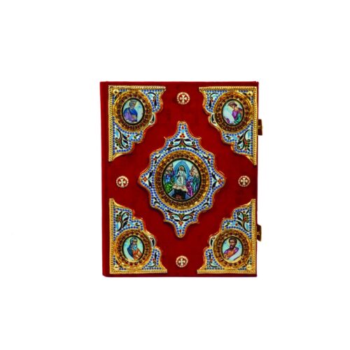 Ευαγγέλιο Σμάλτο Α Κομματιαστό Βελούδο