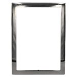 Κορνίζα Τετράγωνη Χωρίς Βάση 18 χ 24 Λεία Χρώμιο