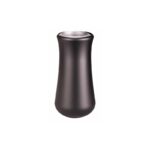 Ανθοδοχείο Λείο Χωρίς Λουλούδι Μαύρο Αλουμινίου