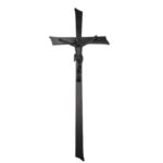 Σταυρός 0,55 Λείος Με Σώμα Μαύρο Αλουμινίου