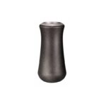 Ανθοδοχείο Λείο Χωρίς Λουλούδι Μαύρο-Ασημί Αλουμινίου